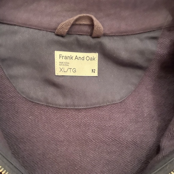 FRANK & OAK MENS QUARTER-ZIP SWEATSHIRT - Picture 3 of 3